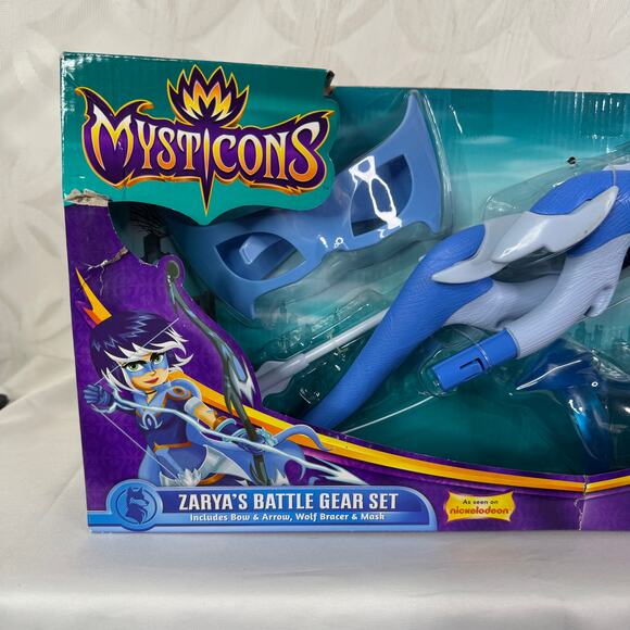 Mysticons Zarya’s Battle Gear Set W/Bow & Arrow, Bracer and Mask - Picture 7 of 8